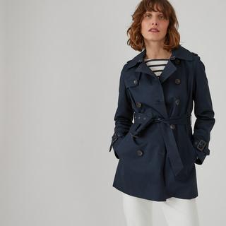 La Redoute Collections  Halblanger Trenchcoat mit Knopfleiste 