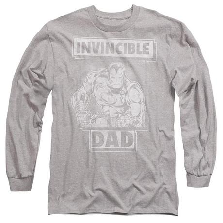Iron Man Invincible Dad T-Shirt Stampata  