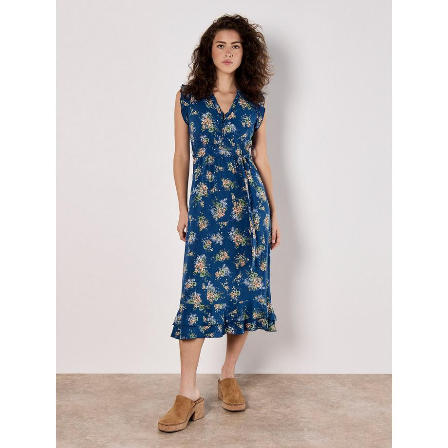 APRICOT Geblümtes Midikleid  
