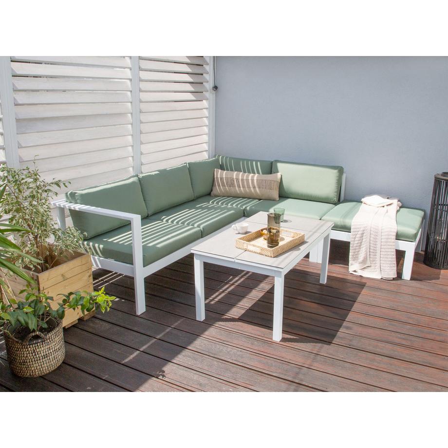 Beliani Outdoor Kissenbezug Set aus Olefin Modern MESSINA  