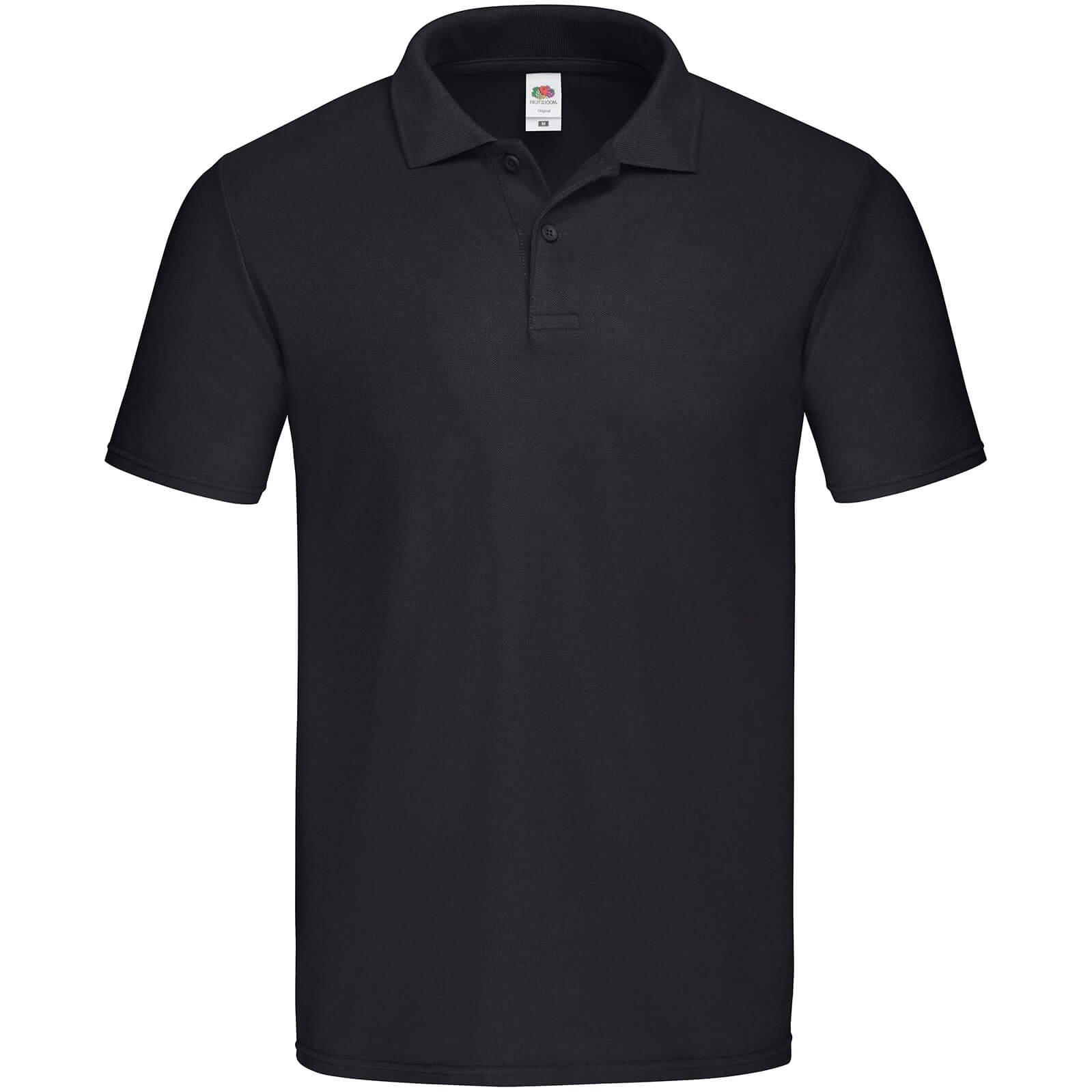 Image of Original Poloshirt Herren Schwarz M