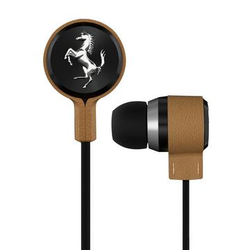 Ferrari by Logic3 Cavallino T150i Kopfhörer Kabelgebunden im Ohr Bräune