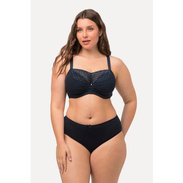 Reggiseno con ferretto, coppe morbide e pizzo, coppa B-E