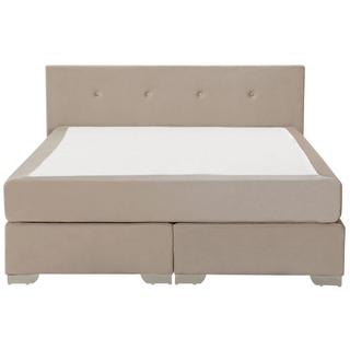 Beliani Letto boxspring en Velluto Moderno CONSUL  