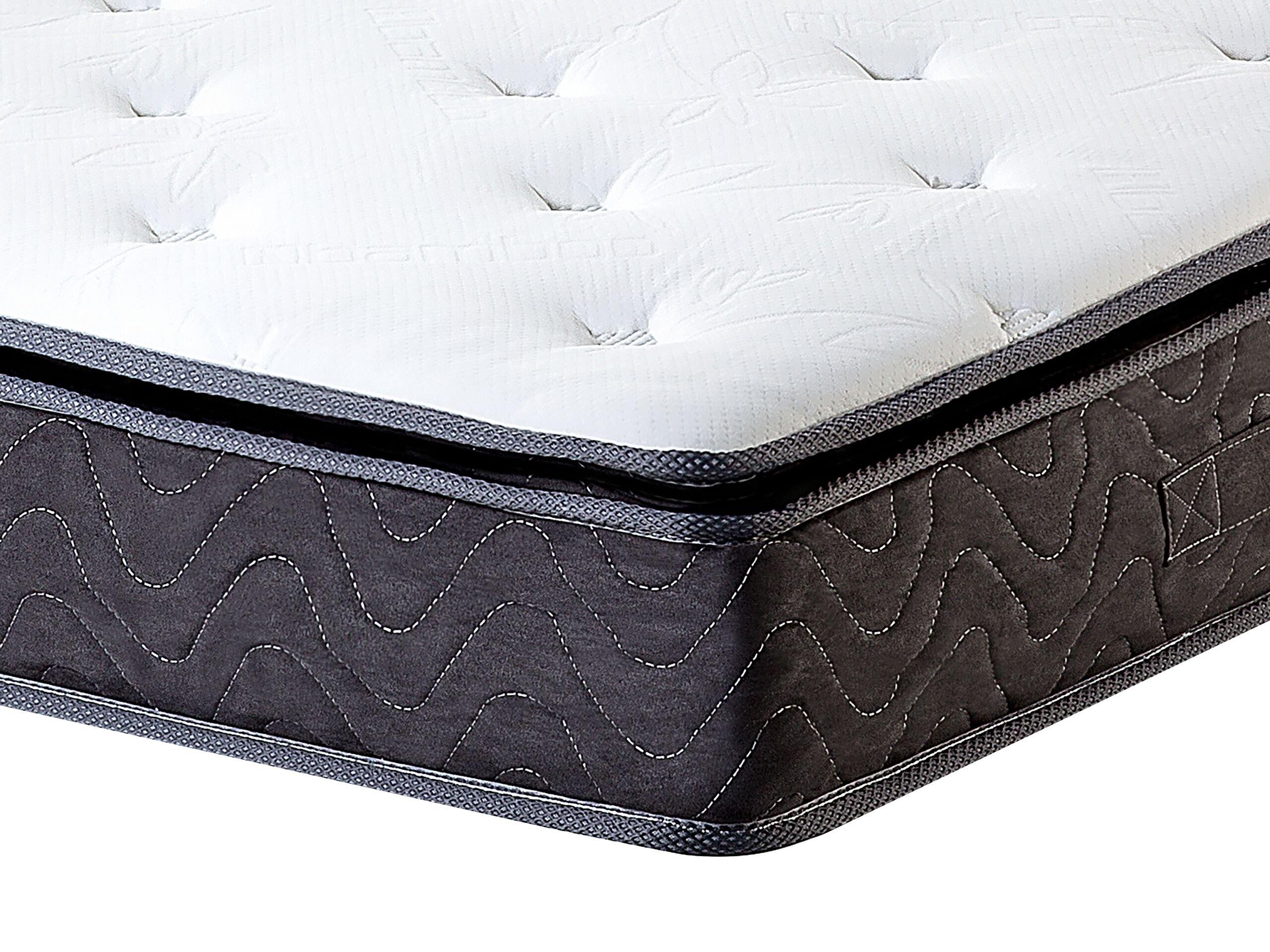 Beliani Matelas à ressorts ensachés en Fibres de bambou JOY - Moyen  