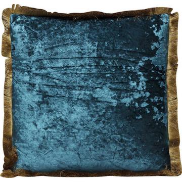 Coussin Cannes pétrole 45x45cm