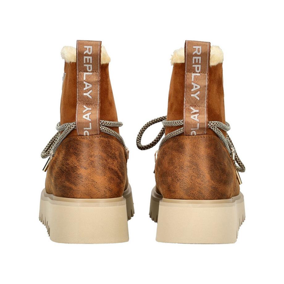 REPLAY Plateau Stiefelette mit Kunstfellfutter  