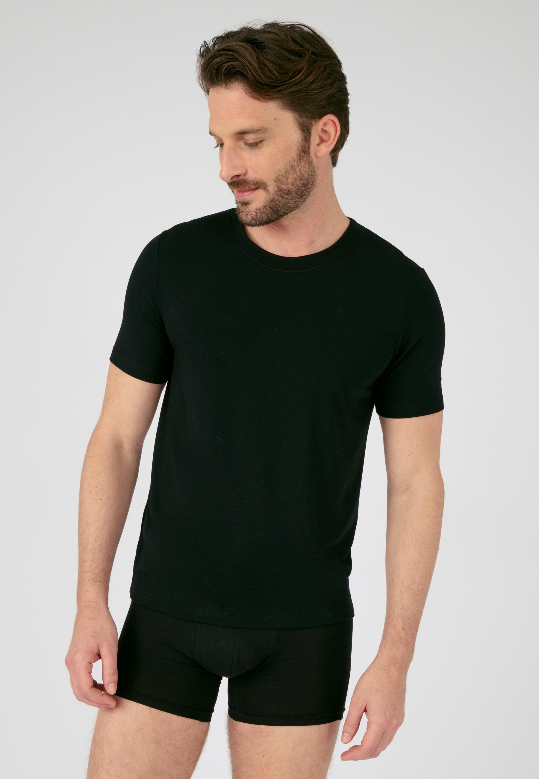 Image of Thermoregulierendes T-shirt Herren Schwarz M