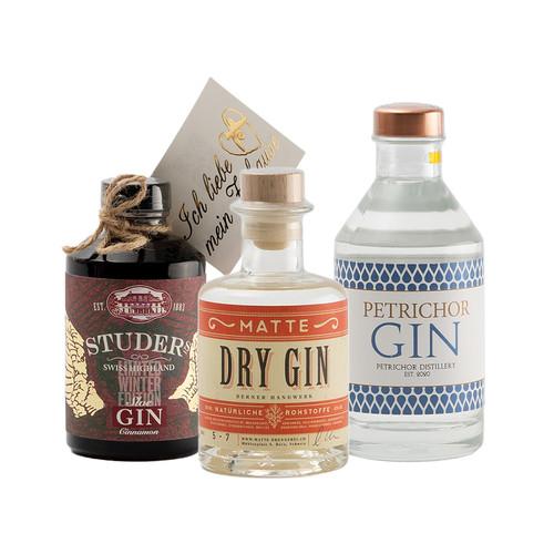 Gin Abo - 3 Lieferungen Mit Einem Schweizer Gin (für 1 Person) Unisex