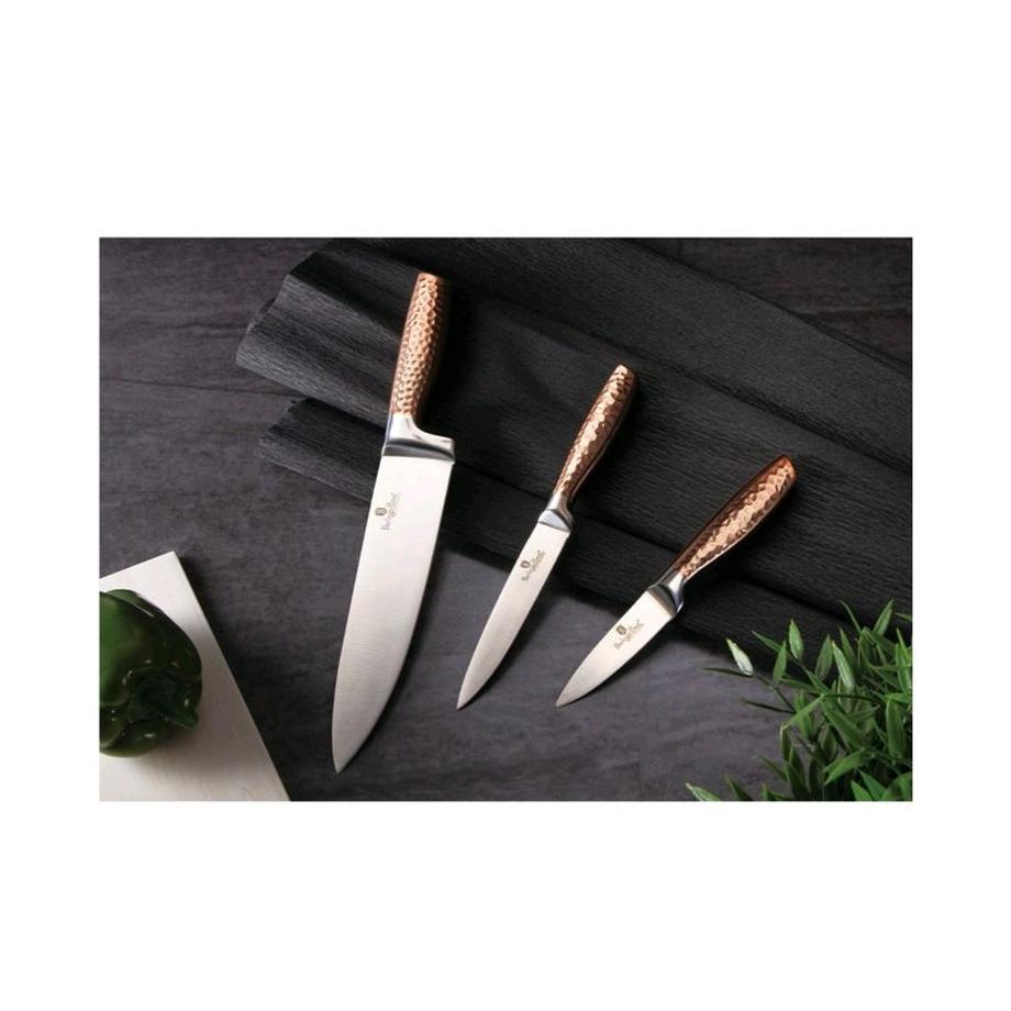 Berlinger 3 teiliges Messerset Rosegold Metallic Line  