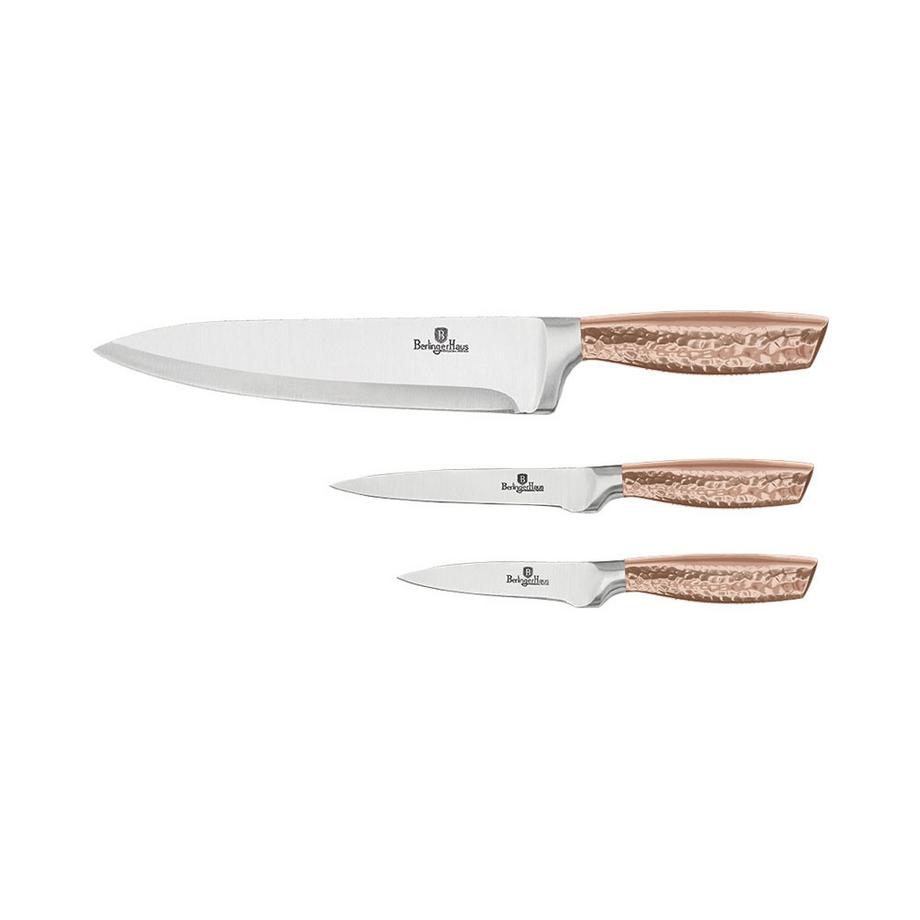 Berlinger 3 teiliges Messerset Rosegold Metallic Line  