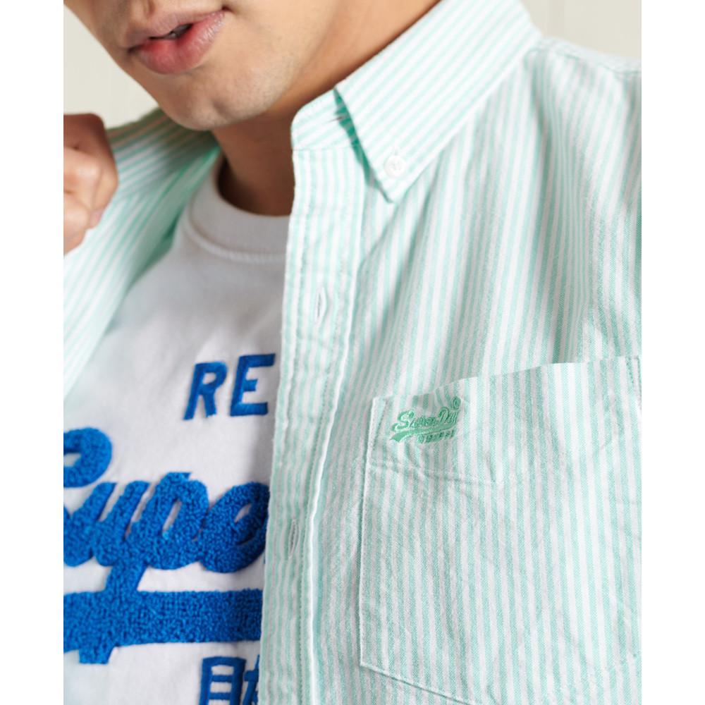 Superdry Oxford University Klassisches Bio-Baumwollhemd  