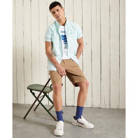 Superdry Oxford University Klassisches Bio-Baumwollhemd  