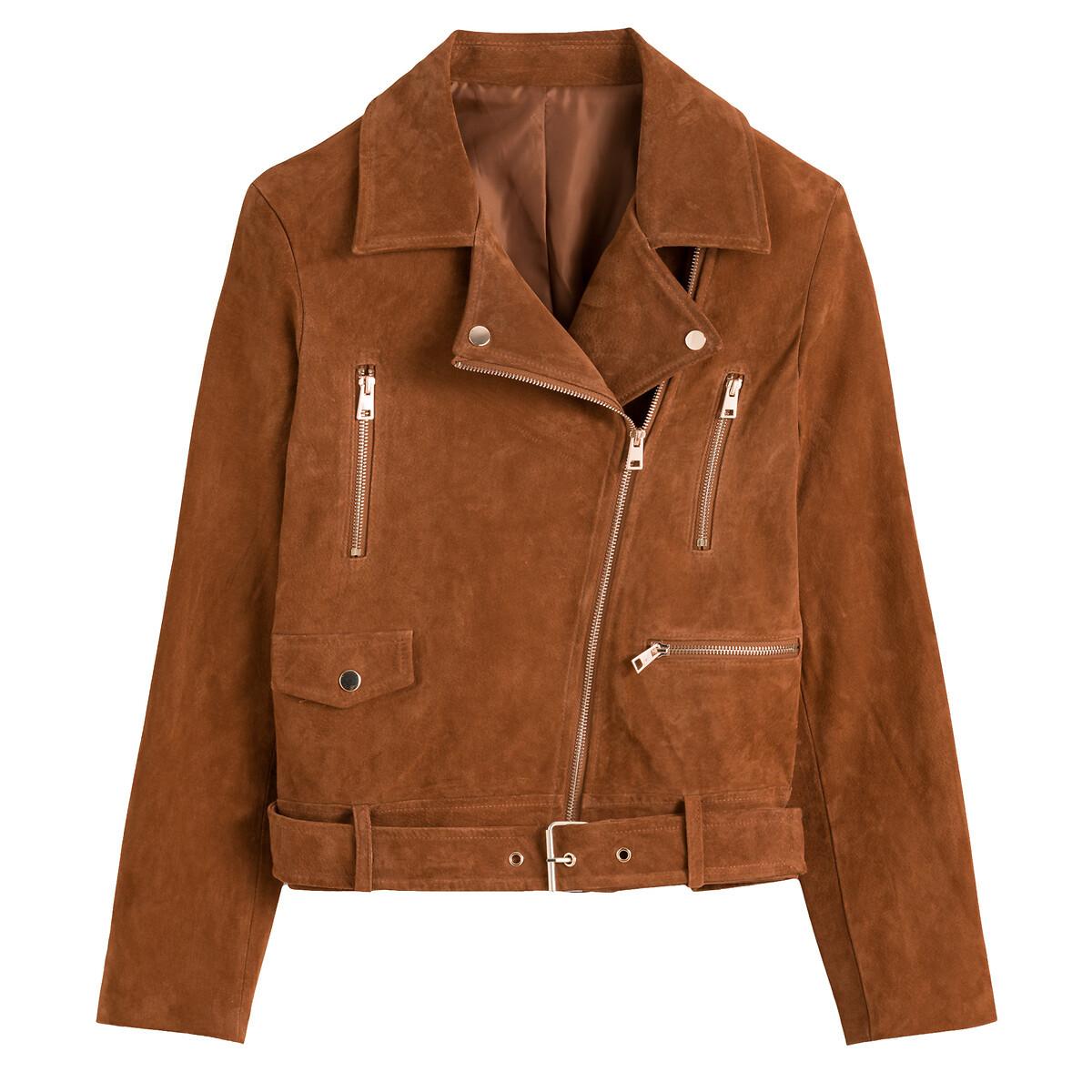 La Redoute Collections  Lederblouson im Biker-Stil 