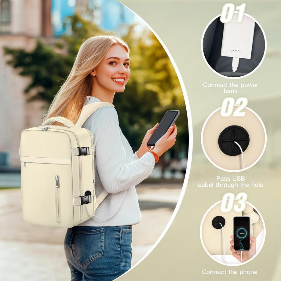 Only-bags.store Sac à Dos Cabine pour Voyage en Avion  