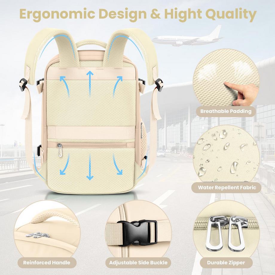 Only-bags.store Sac à Dos Cabine pour Voyage en Avion  