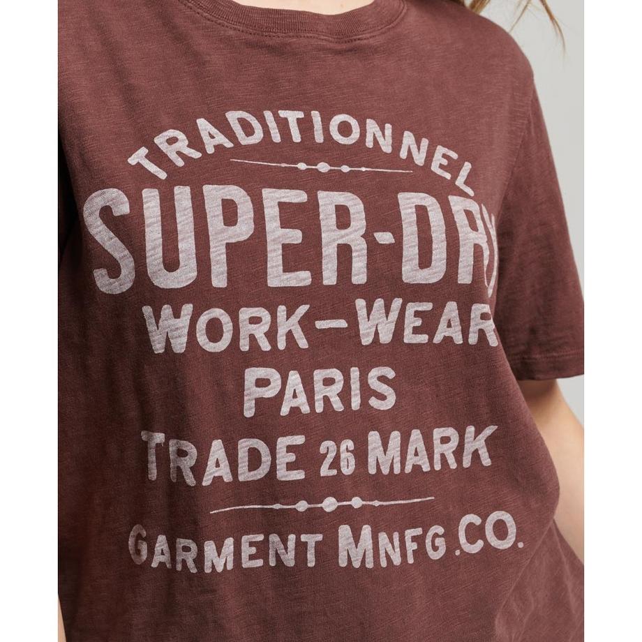 Superdry Archive Script Motiv T-Shirt  