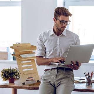 Northio Piano scrivania in bambù  