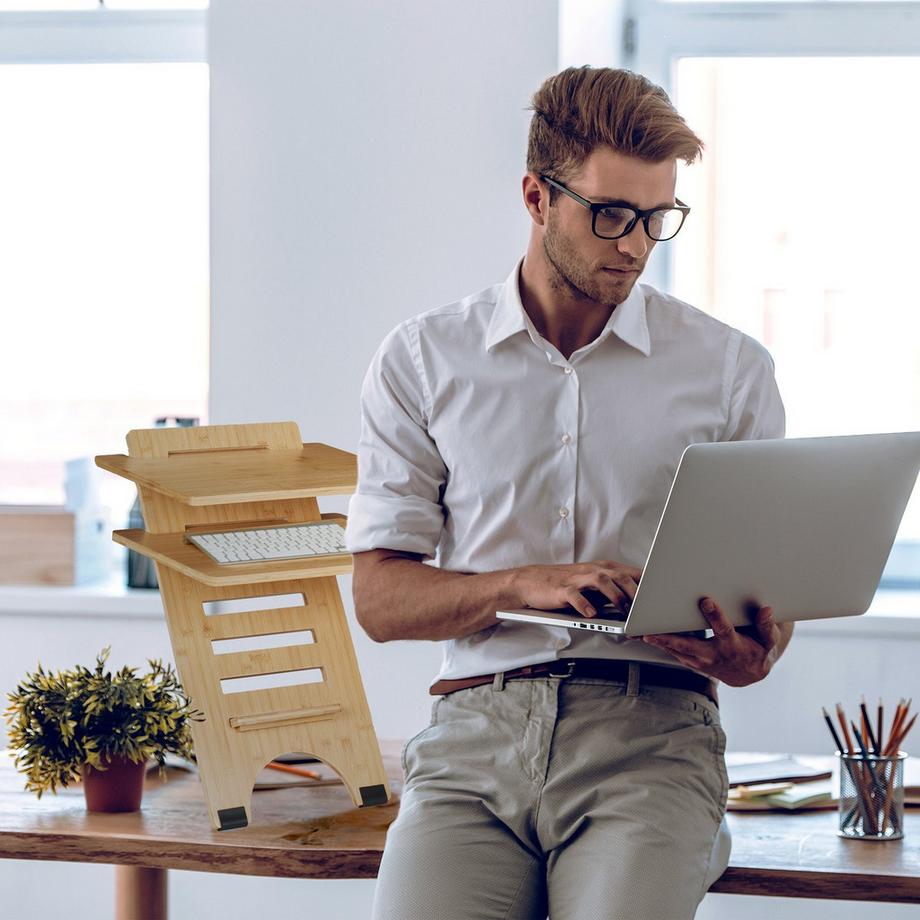 Northio Piano scrivania in bambù  