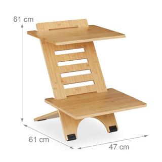 Northio Piano scrivania in bambù  