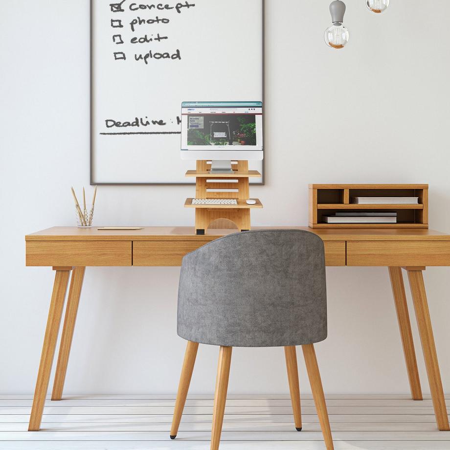 Northio Piano scrivania in bambù  