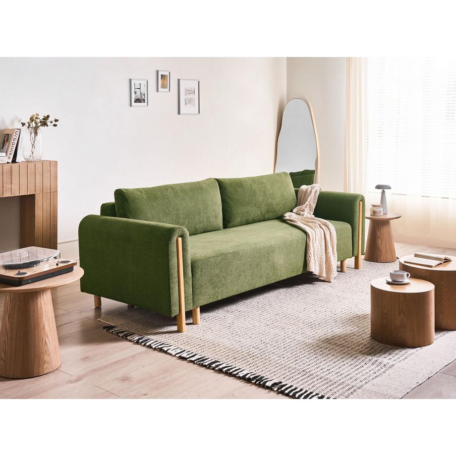 Beliani Schlafsofa aus Stoff  KVAM  