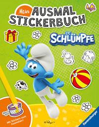 Ravensburger Mein Ausmalstickerbuch Die Schlümpfe - Großes Buch mit über 250 Stickern, viele Sticker zum Ausmalen Imps (Illustrationen) Gebundene Ausgabe 