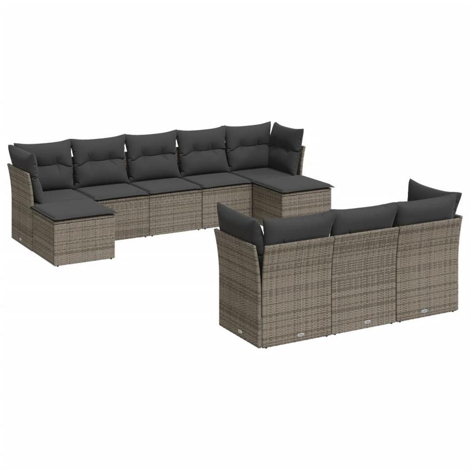 set divano da giardino Polirattan
