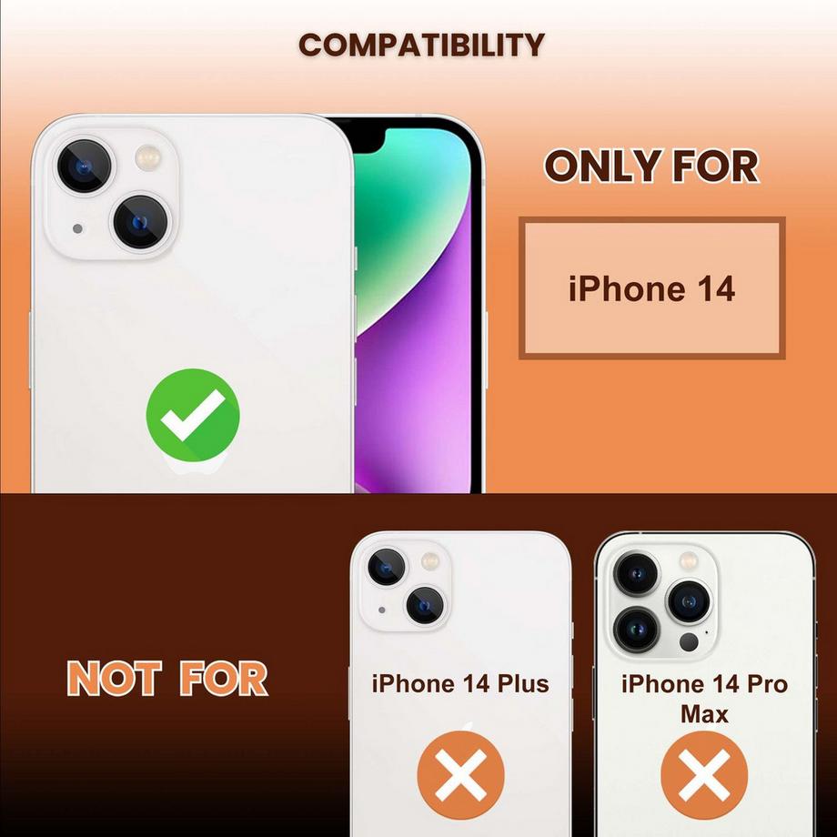 Cadorabo  iPhone 14 Schutzfolie Schutzglas 