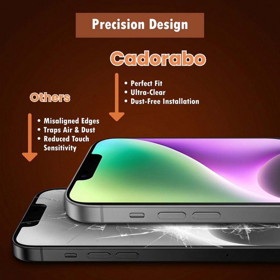 Cadorabo  iPhone 14 Schutzfolie Schutzglas 