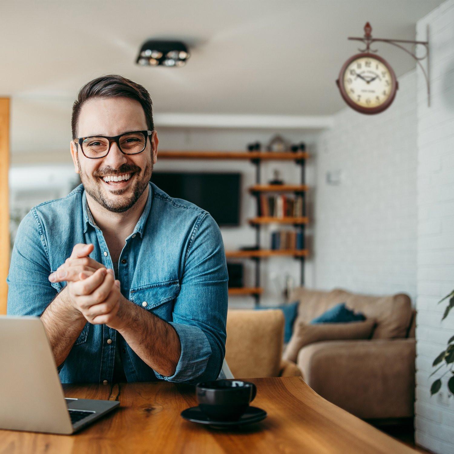 Northio Bahnhofsuhr doppelseitig in  