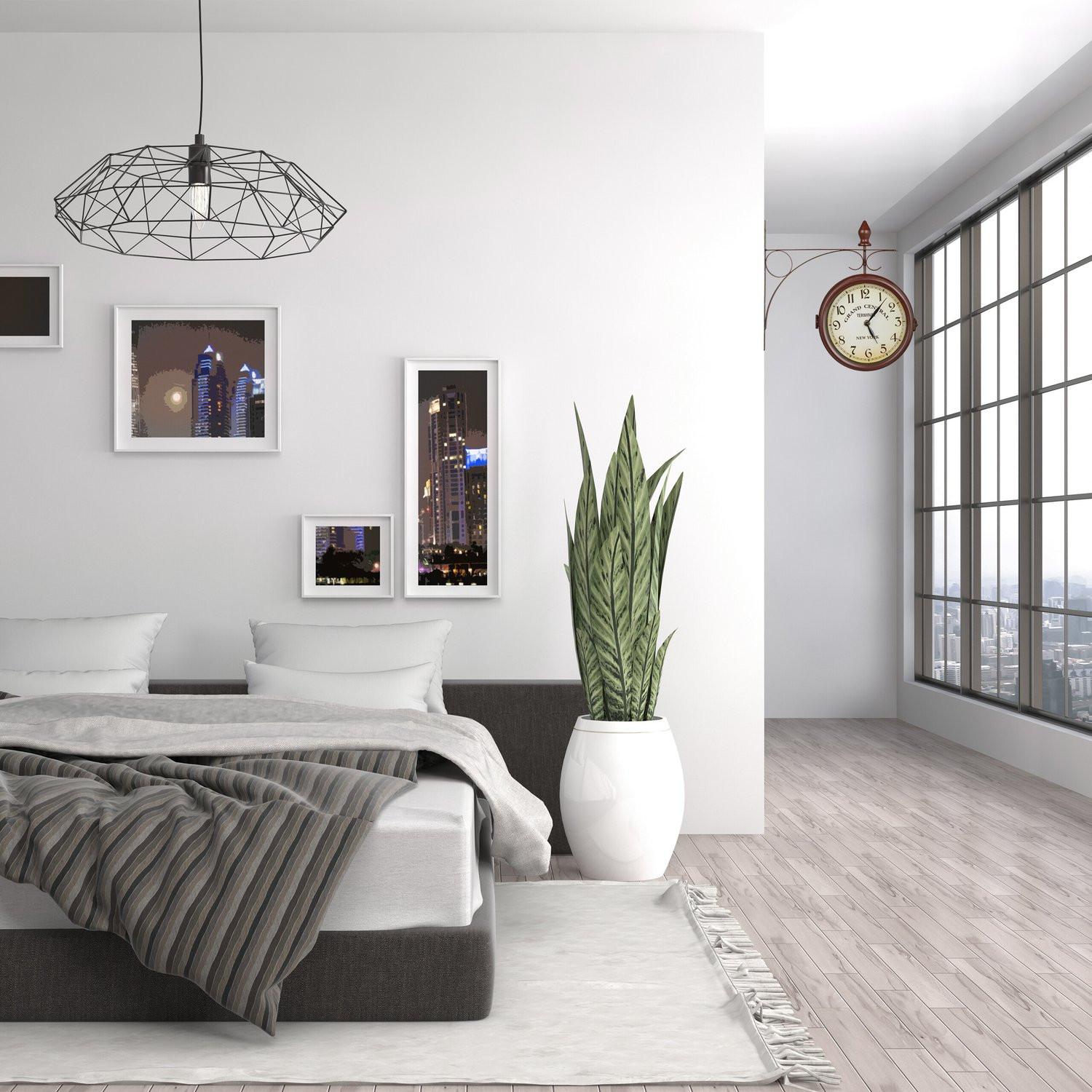 Northio Bahnhofsuhr doppelseitig in  