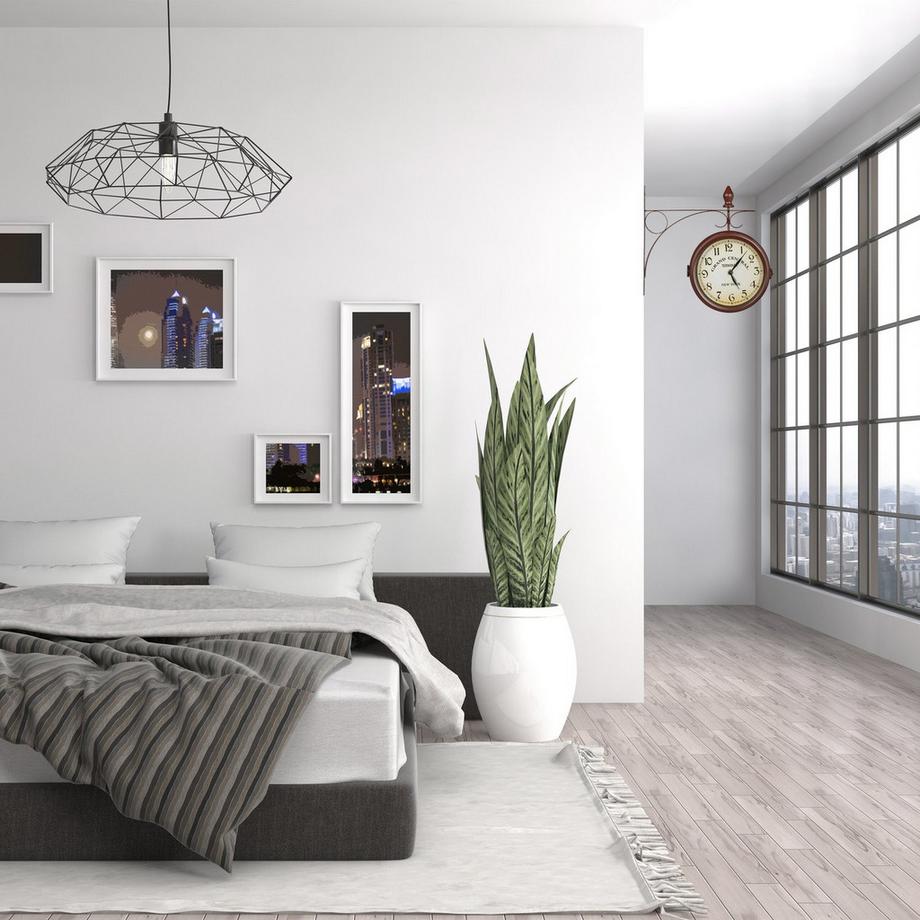 Northio Bahnhofsuhr doppelseitig in  