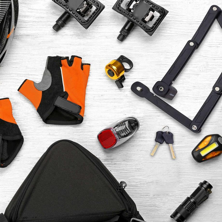 B2X  Faltbares Fahrradschloss mit Halterung 