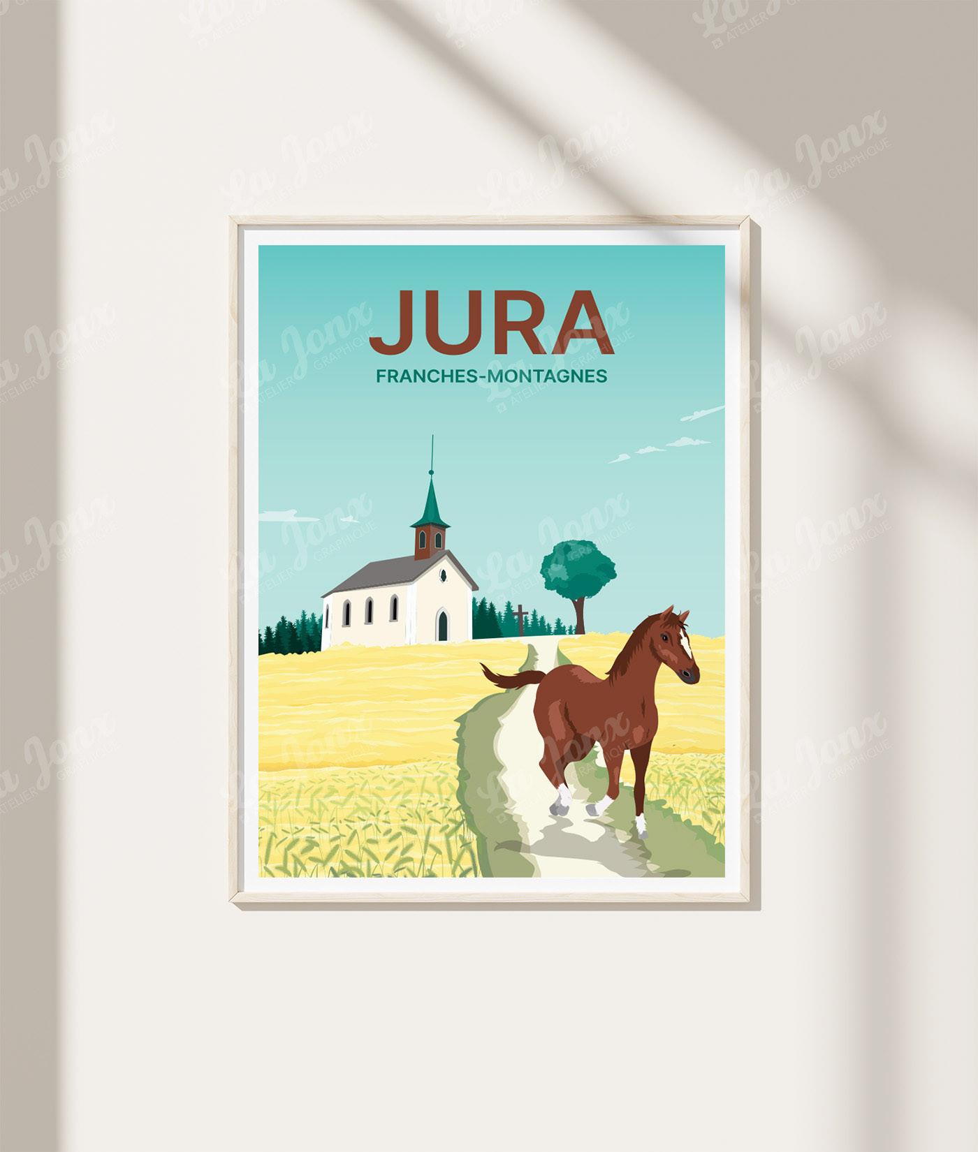 La-Jonx Jura, les franches-montagnes - Poster  