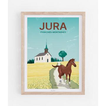 Jura, les franches-montagnes - Poster
