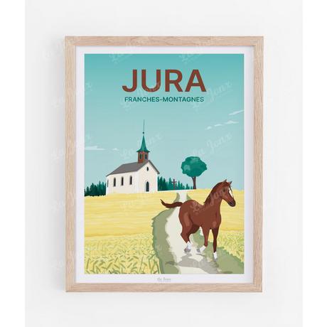 La-Jonx Jura, les franches-montagnes - Poster  