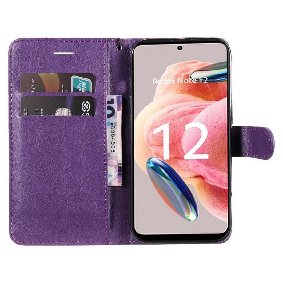Cover-Discount  Xiaomi Redmi Note 12 4G - Leder Etui Hülle 