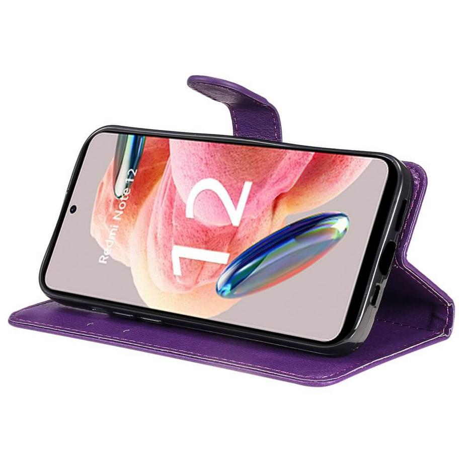 Cover-Discount  Xiaomi Redmi Note 12 4G - Leder Etui Hülle 