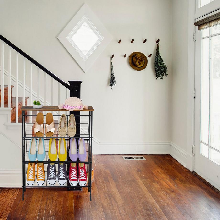 Northix Industrielles Schuhregal, 9 Paar  