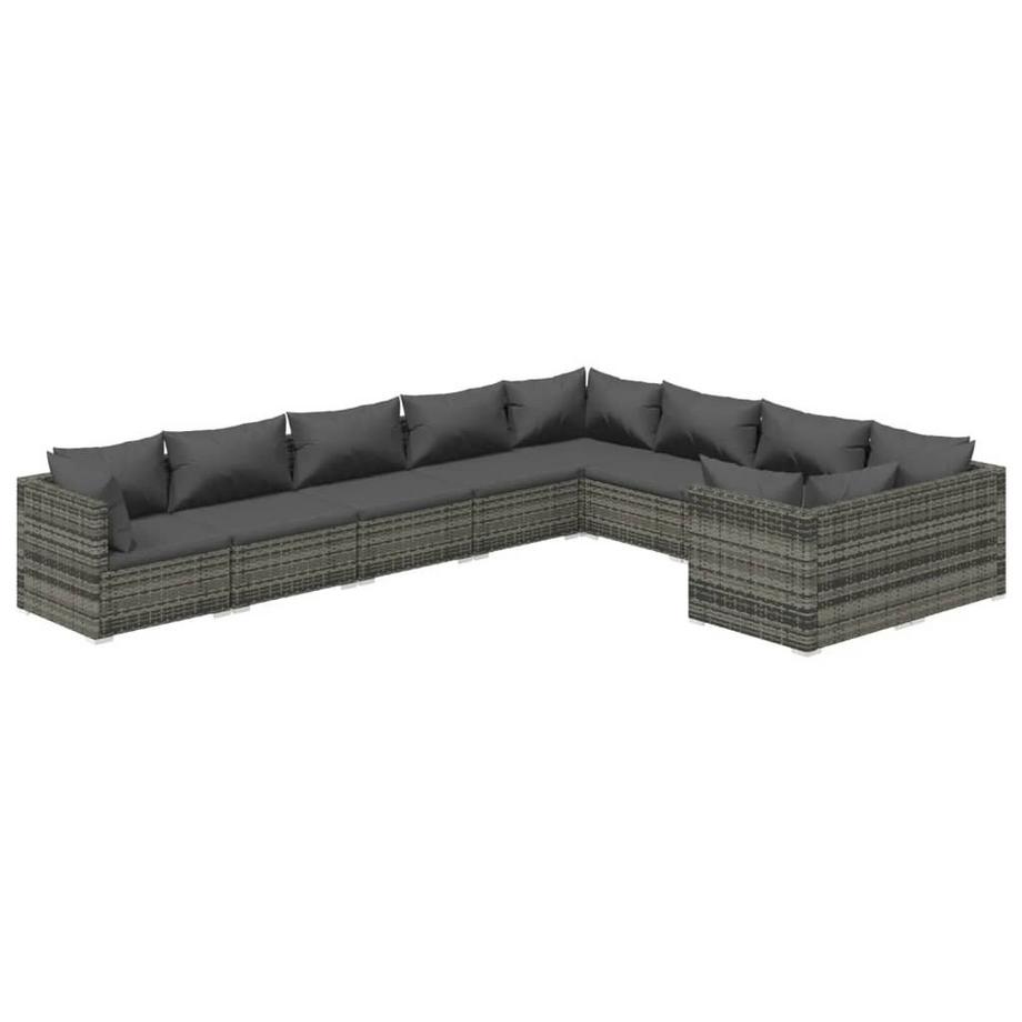 Garten-lounge-set poly-rattan