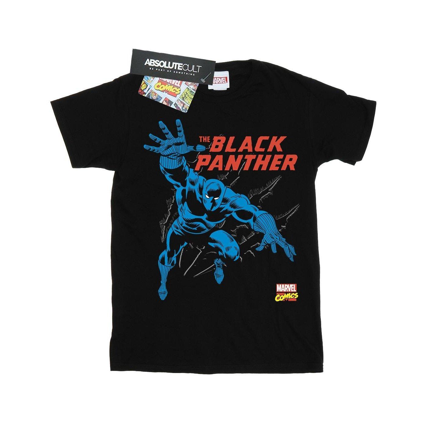 Image of Black Panther Tshirt Herren Schwarz S