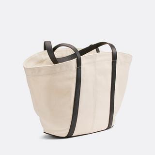 La Redoute Collections Sac cabas bi-matière  