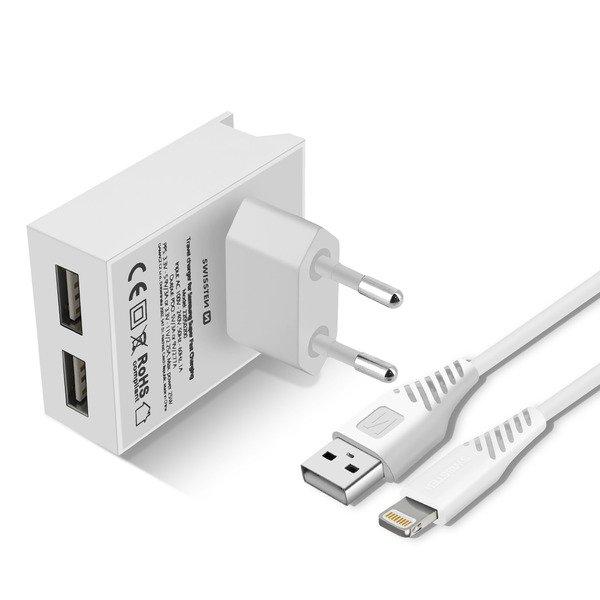 SWISSTEN  Caricatore + cavo USB / Lightning 3A 