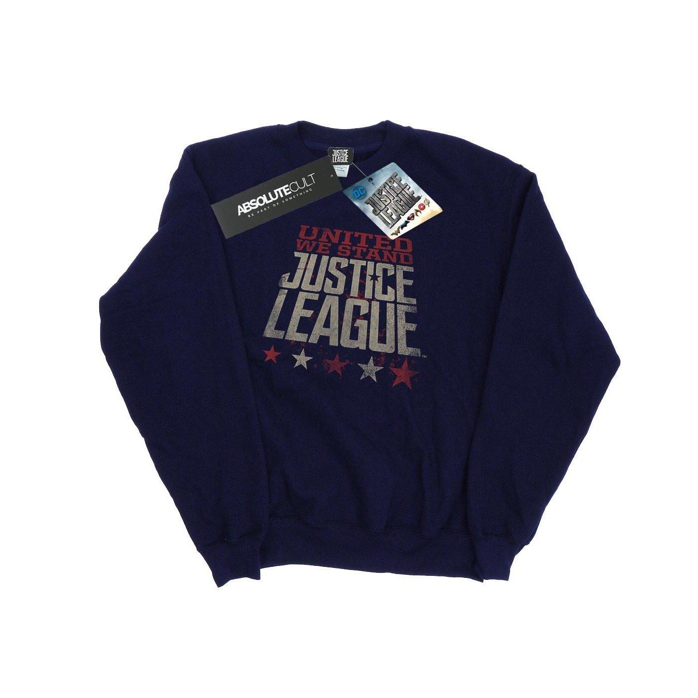 Image of Justice League Movie United We Stand Sweatshirt Damen Marine XL