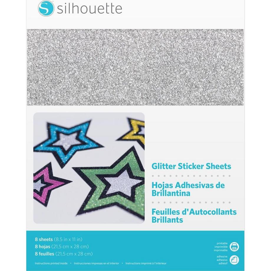 Silhouette Stickerpapier Glitter  