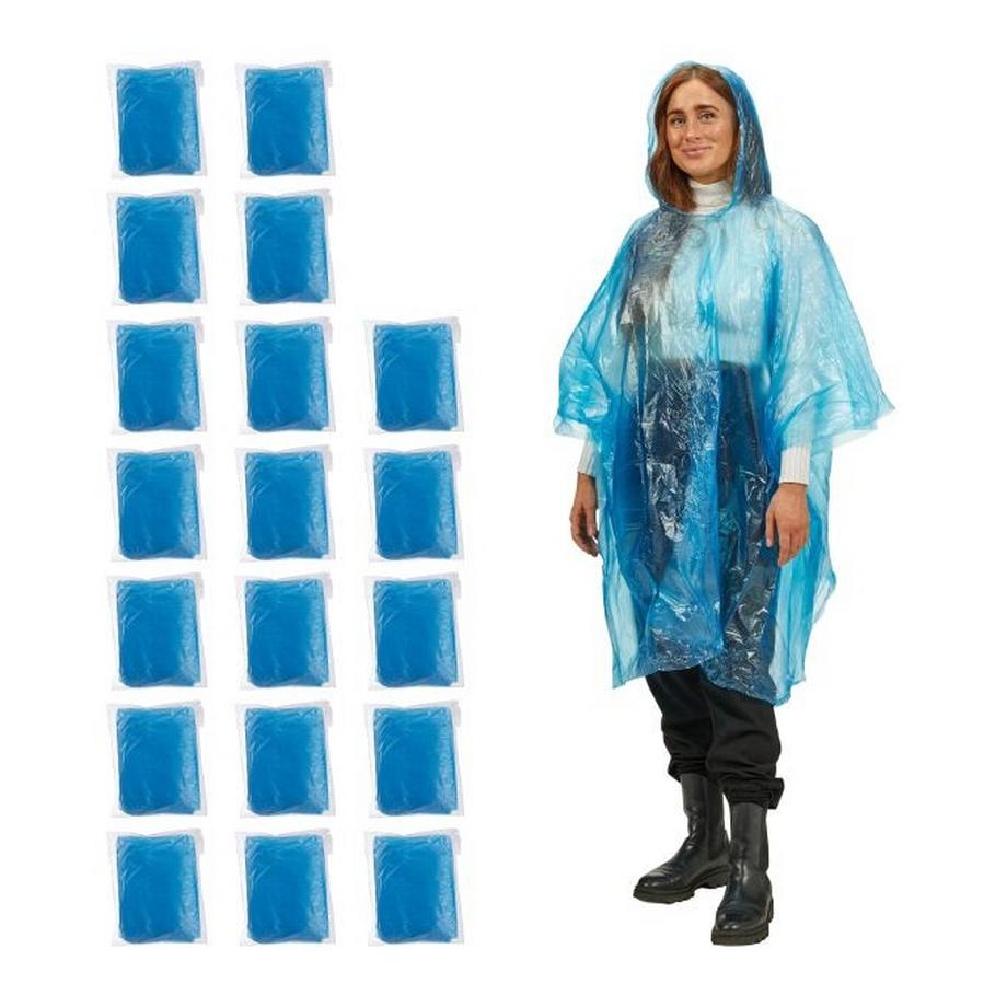 Northix  Einweg-Regenponcho, 20er-Set 