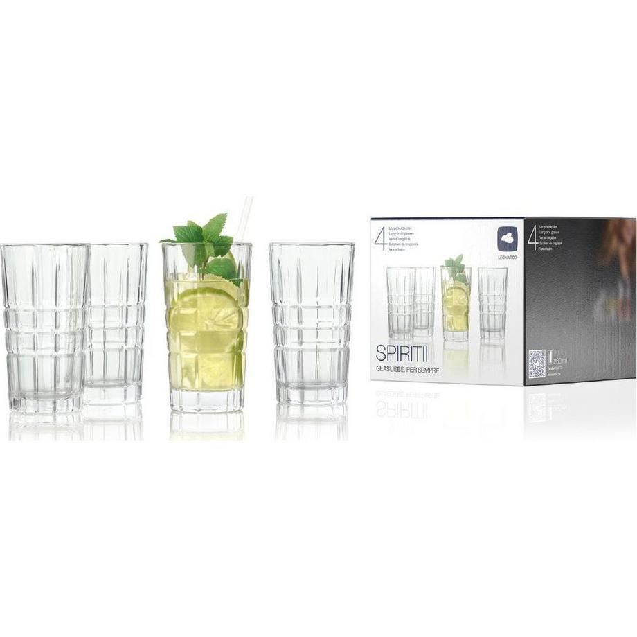 LEONARDO Spiritii (260 ml, 4 Stück, Transparent)  