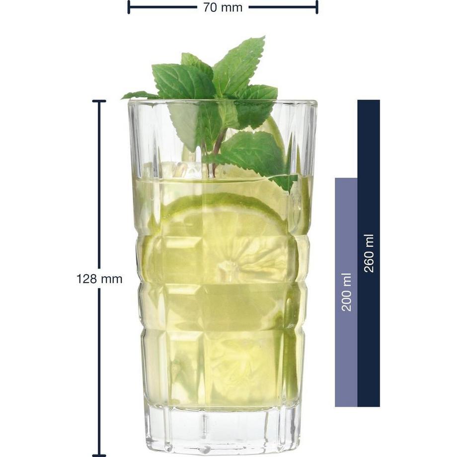 LEONARDO Spiritii (260 ml, 4 Stück, Transparent)  