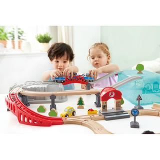 Hape  Eisenbahn City Train-Baukasten-Set 